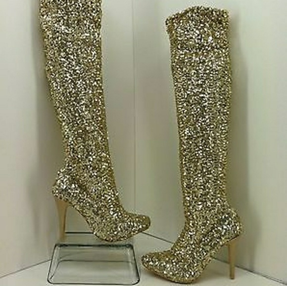 steve madden sequin boots